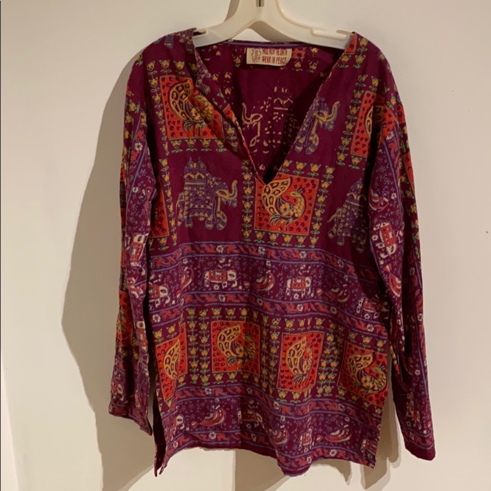 Long sleeve tunic